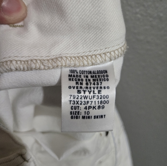 Polo Ralph Lauren White Gigi Mini Skirt Size 12 - Picture 13 of 16